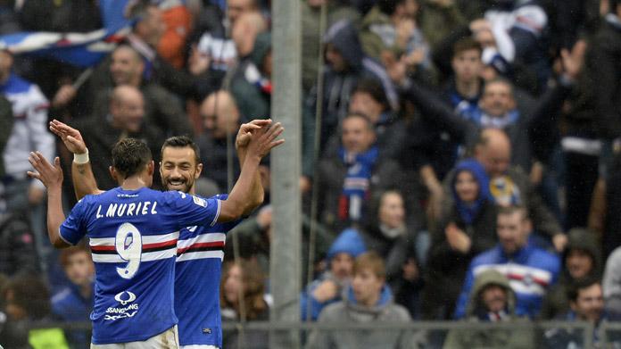 sampdoria muriel quagliarella