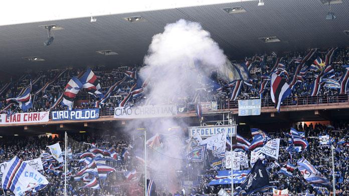 sampdoria tifosi gradinata sud spettatori