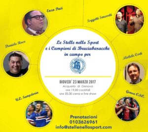 SampNews24 sostiene Stelle nello Sport: cena benefica all’Acquario