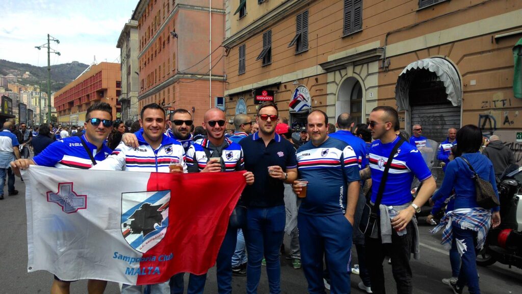 Glenn Tanti, Sampdoria Club Malta: «Organizziamo trasferte per seguire la Samp! Speriamo di lottare per l'EL» 1 SampdoriaClubMalta