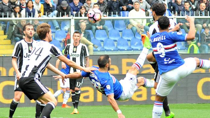 Sampdoria juventus quagliarella moviola