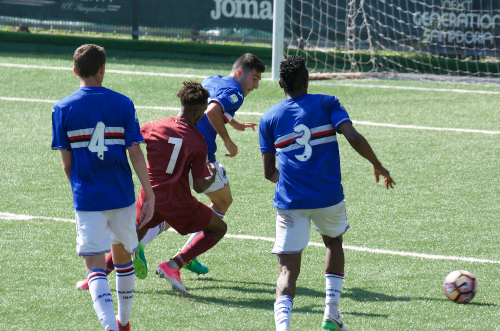 Sampdoria Primavera azione Trapani
