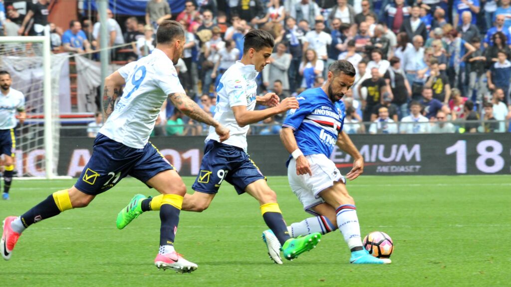 Quagliarella Cacciatore De Paoli Sampdoria Chievo