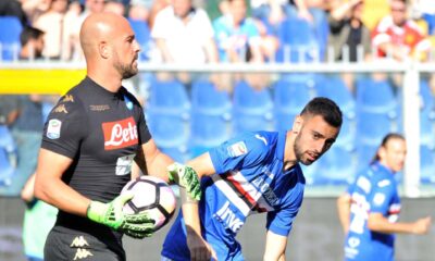 Reina Fernandes Napoli Sampdoria