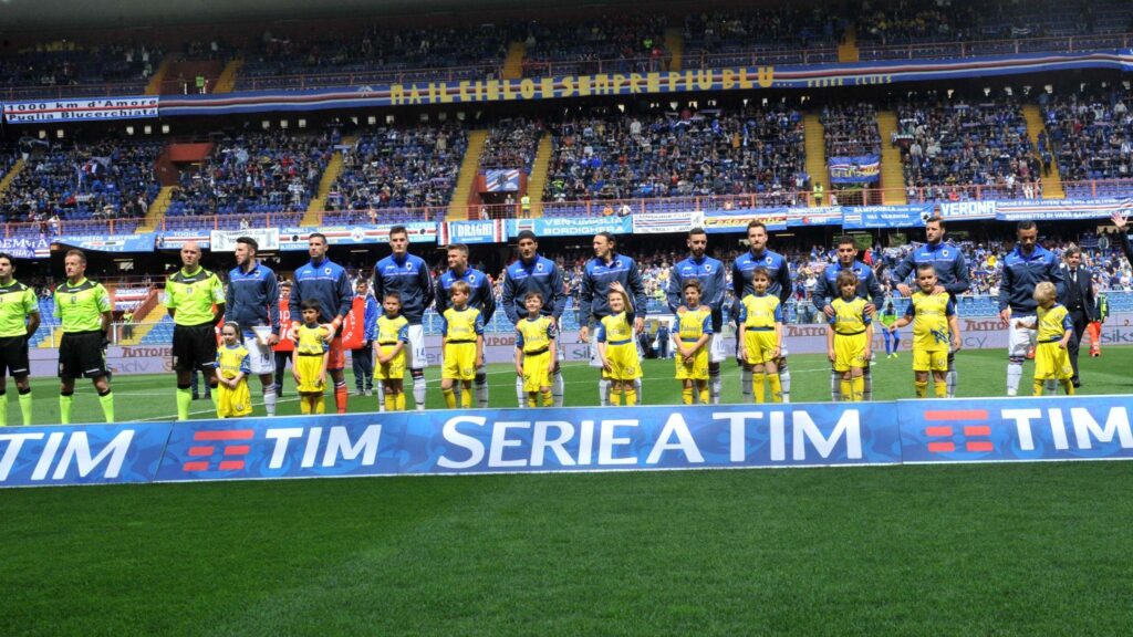 Sampdoria Chievo Squadra Fischio Inizio
