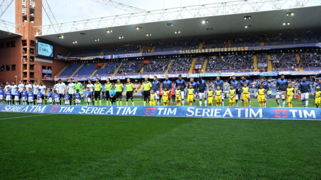Sampdoria Chievo squadre schierate