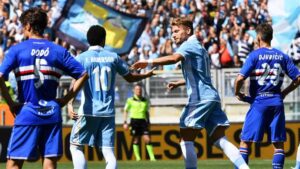 Lazio-Sampdoria è la gara con più reti in Serie A