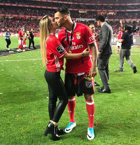 pereira fidanzata festa benfica