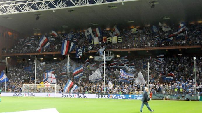 Sampdoria gradinata sud tifosi