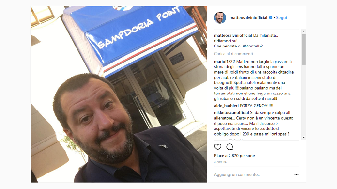 salvini sampdoria point