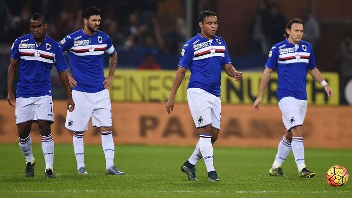 sampdoria delusa europa league zenga