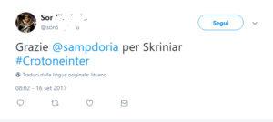 skriniar gol reazioni 1
