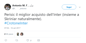 skriniar gol reazioni 15