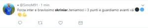 skriniar gol reazioni 2