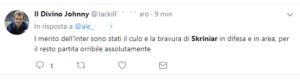 skriniar gol reazioni 4