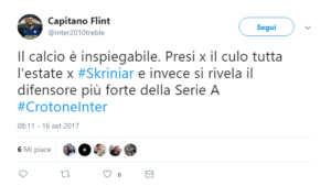skriniar gol reazioni 8