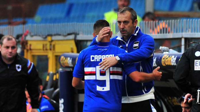 convocati Sampdoria giampaolo caprari