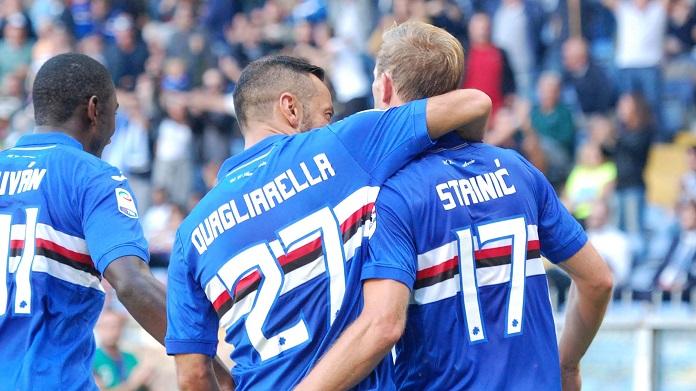 quagliarella strinic sampdoria