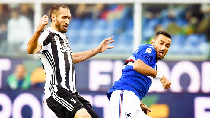 sampdoria-juventus chiellini quagliarella