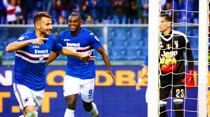 samp sampdoria esultanza juventus