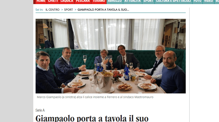 pranzo ferrero giampaolo giulianova