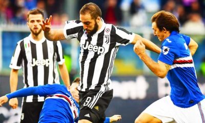 higuain torreira barreto sampdoria juventus novembre 2017
