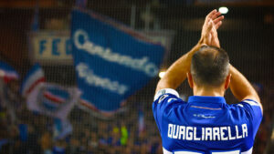 Quagliarella si commuove: «Grazie a Napoli e Sampdoria»