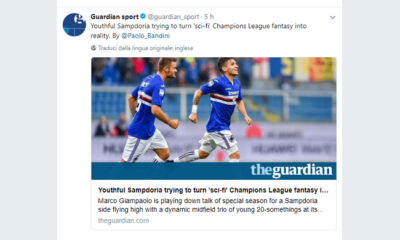 sampdoria the guardian