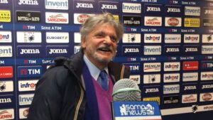 Sampdoria-Lazio, Ferrero scherza: «Quando c’è San Culino…»