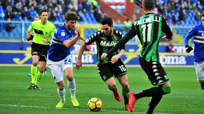 bereszynski politano sampdoria sassuolo