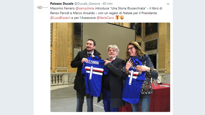 bizzarri ferrero maglia sampdoria