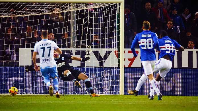 zapata sampdoria lazio dicembre 2017 1