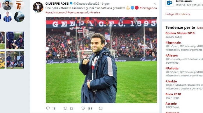 giuseppe rossi twitter