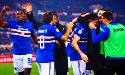 sampdoria esultanza