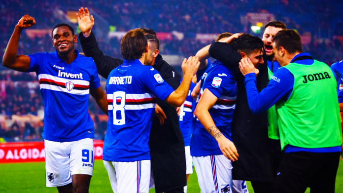 sampdoria esultanza