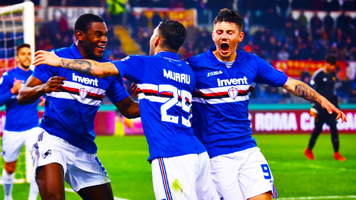 sampdoria esultanza