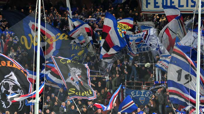 gradinata sud sampdoria-napoli raccolta fondi