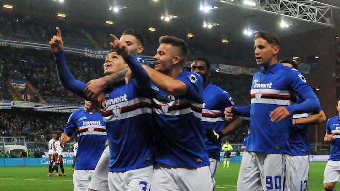 Sampdoria-Torino, Torreira: «Il gol ha una dedica speciale» 26 Torreira Sampdoria