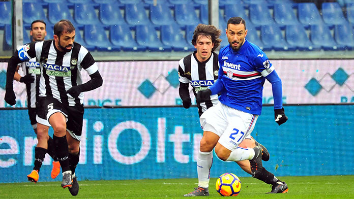 quagliarella udinese-sampdoria