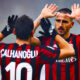 calhanoglu bonucci milan esultanza gennaio 2018