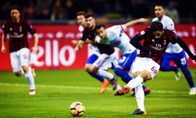 ricardo rodriguez rigore milan sampdoria febbraio 2018