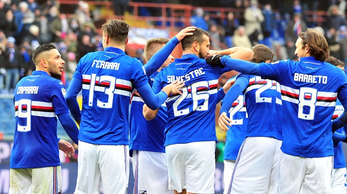 sampdoria streaming