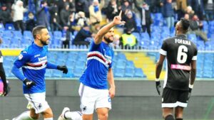 silvestre esultanza sampdoria udinese