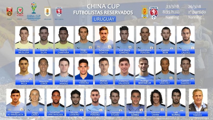 convocati uruguay china cup torreira ramirez