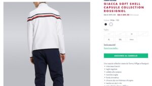 giacca soft shell tommy hilfiger retro