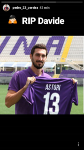 messaggi cordoglio astori 2