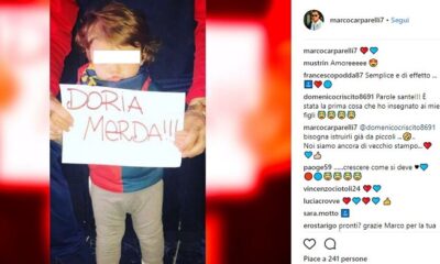 criscito carparelli sfottò derby instagram