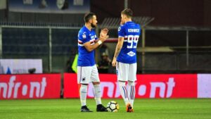 kownacki quagliarella sampdoria bologna aprile 2018