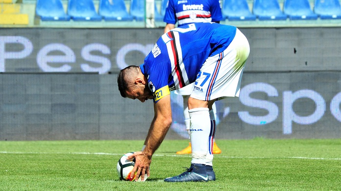 quagliarella rigore sampdoria