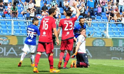 sampdoria cagliari gol quagliarella 1